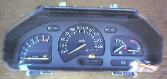 Armaturen Einsatz Ford Fiesta Courier 81 85 Display wei 220 